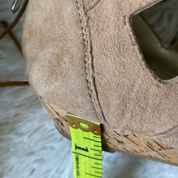 Womens suede wedge casual booties sandals, size 10M by Sam Edelman - Picture 9 of 11